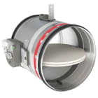 S&P - Clapet coupe-feu 2 H, circulaire, UNIQ BOBI FDCB VM, 24/48V, NF, D 125 mm