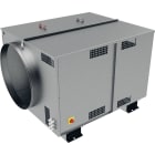 S&P - Caisson C4 ECOWATT, 8200 m3/h, refoul. horiz modulable, iso 25 mm, mono 230V