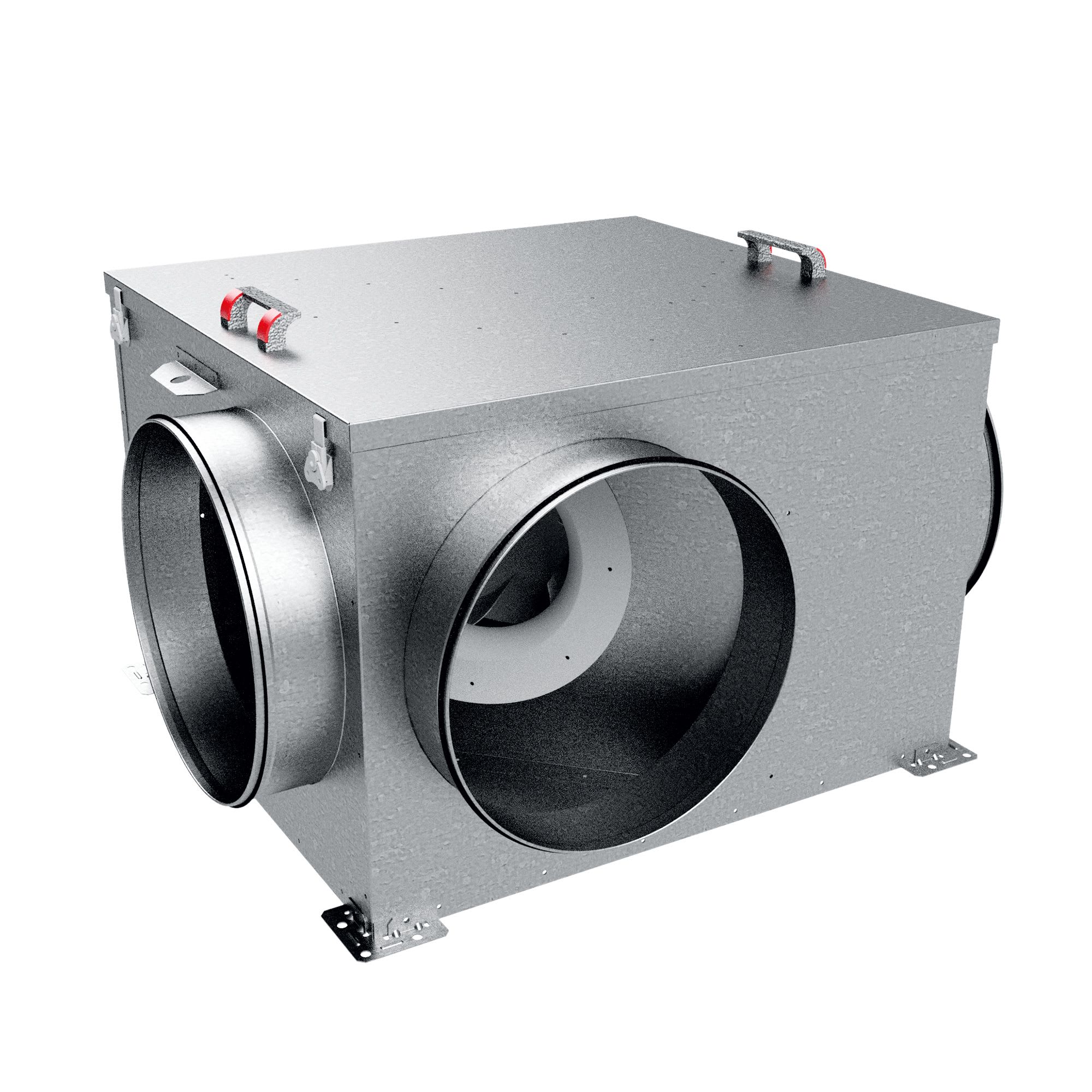 S&P - Caisson C4 ECOWATT régulé, 8200 m3/h, refoul. horiz modulable, iso 25 mm, 230V