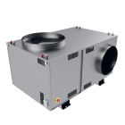 S&P - Caisson C4 ECOWATT régulé, 4800 m3/h, refoul. vert dble piquage, tri 400V