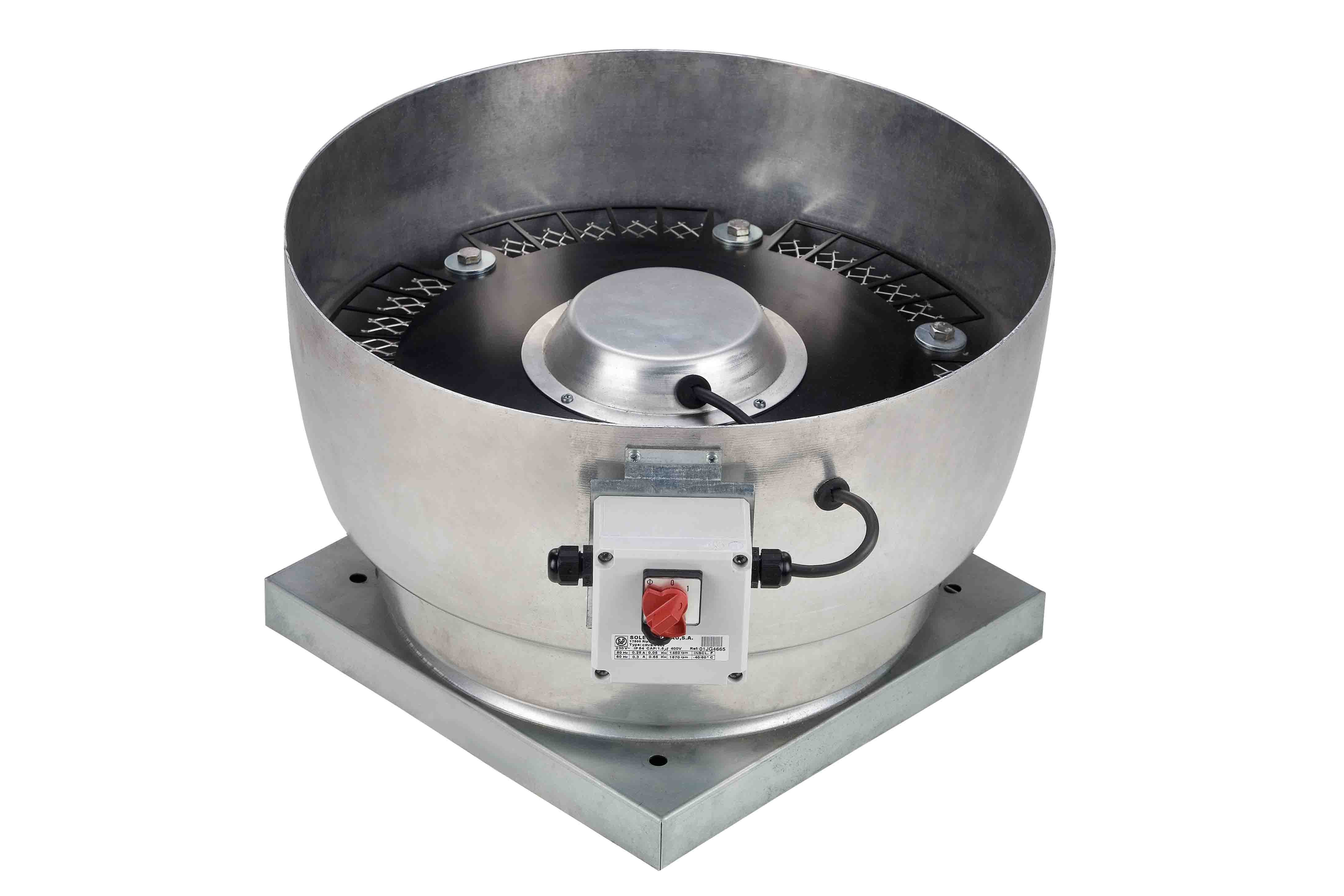 S&P - Tourelle centrifuge verticale monophasée, 230V, 4 pôles, diamètre 225 mm