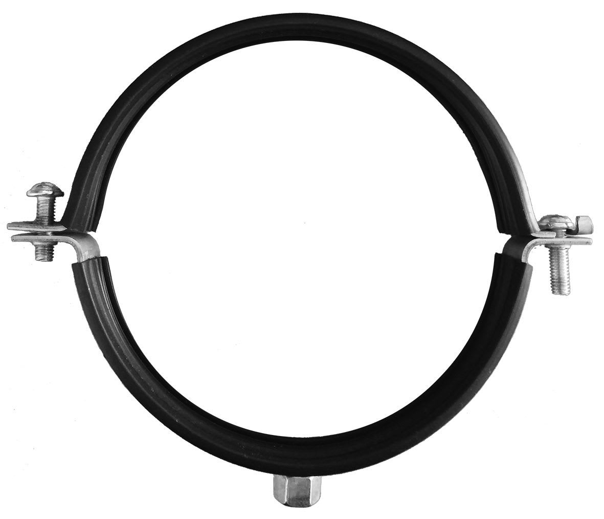 S&P - Collier support isolé double filetage pour tige de 8 ou 10 mm, D 630 mm