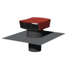 S&P - Chapeau de toiture plastique, D 150/160 mm, rejet 320 m3/h, asp 210 m3/h, tuile