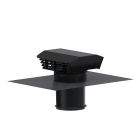 S&P - Chapeau toiture plastique, D 150/160 mm, rejet 350 m3/h, asp 360 m3/h, ardoise