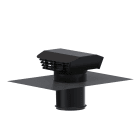 S&P - Chapeau toiture plastique, D 150/160 mm, rejet 350 m3/h, asp 360 m3/h, ardoise
