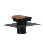 S&P - Chapeau toiture plastique, D 150/160 mm, rejet 350 m3/h, asp 360 m3/h, tuile