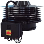 S&P - Tourelle centrifuge horizontale ecowatt monophasée, 230V, 4 pôles diamètre 250mm