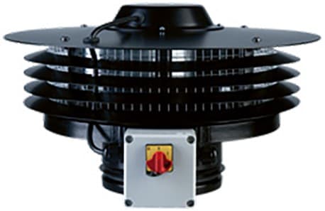 S&P - Tourelle centrifuge horizontale monophasée, 230V, 4 pôles diamètre 200 mm