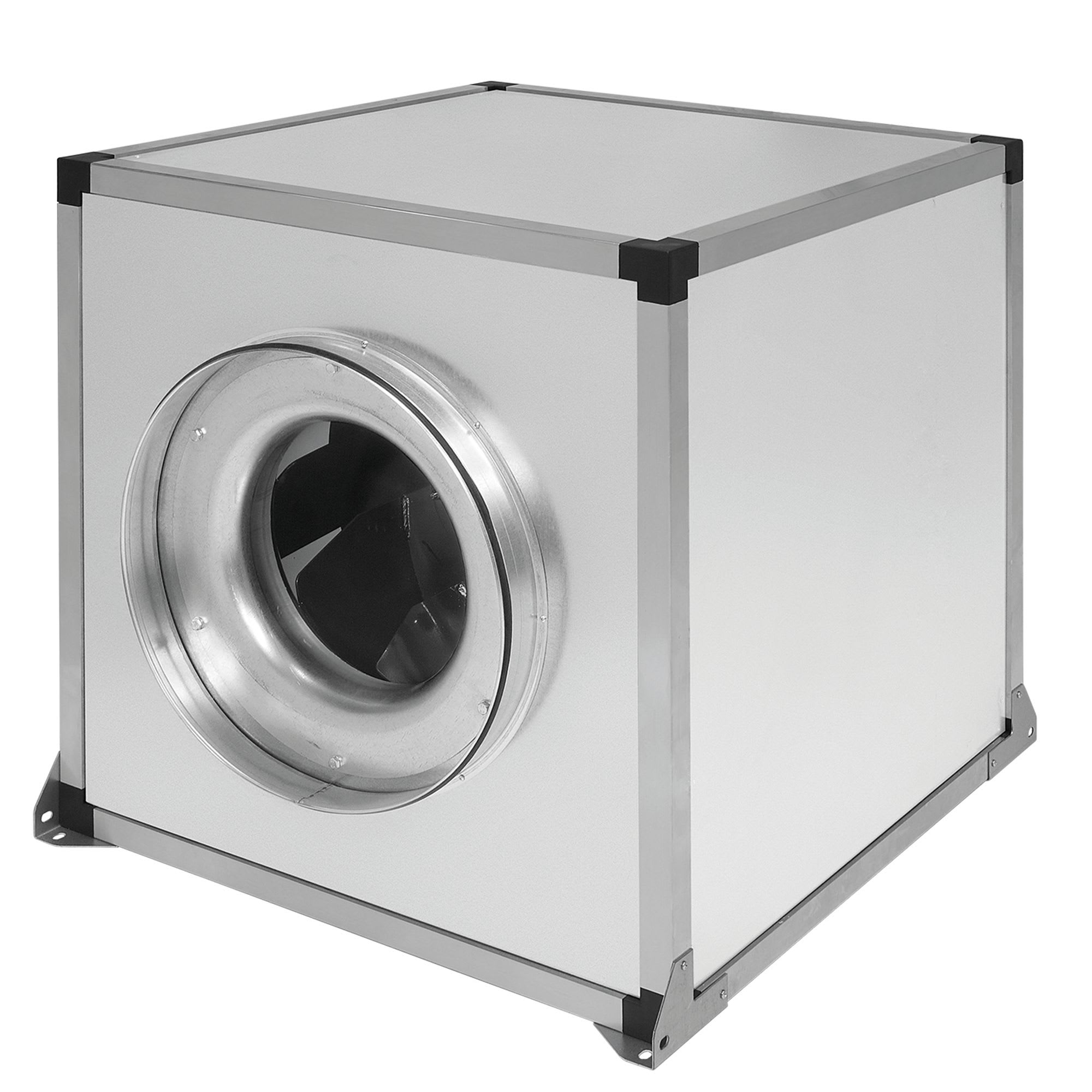 S&P - Caisson de ventilation tertiaire double peau, 2800 m3/h, D355 mm, monophasé 230V