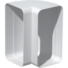 S&P - Coude 90° vertical PVC rigide, rectangulaire 55 x 110 mm, gamme TUBPLA