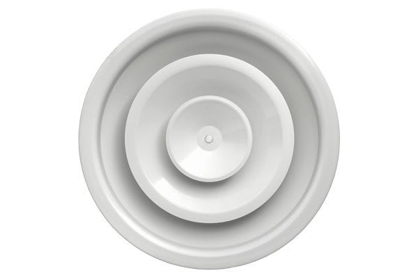S&P - Diffuseur circulaire à jet réglable, blanc, D raccord 500 mm