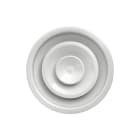 S&P - Diffuseur circulaire à jet réglable, blanc, D raccord 500 mm