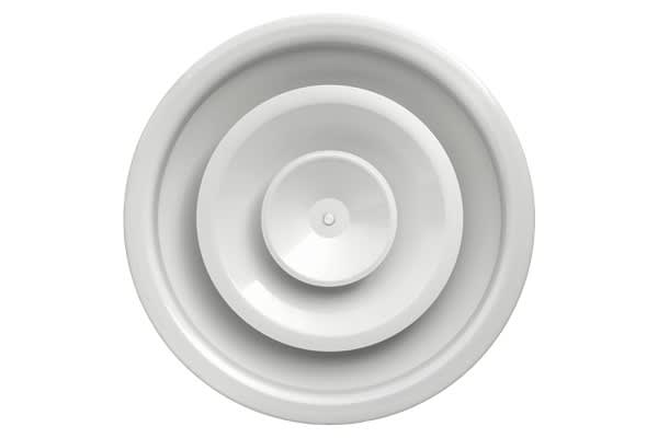 S&P - Diffuseur circulaire à jet réglable, blanc, D raccord 630 mm
