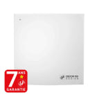 S&P - Aérateur extra-plat design, 80 m3/h, 10,7W, clapet anti-retour, D 100 mm