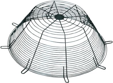 S&P - Grille panier au refoulement pour ventilateur tubulaire de désenfumage THGT 560