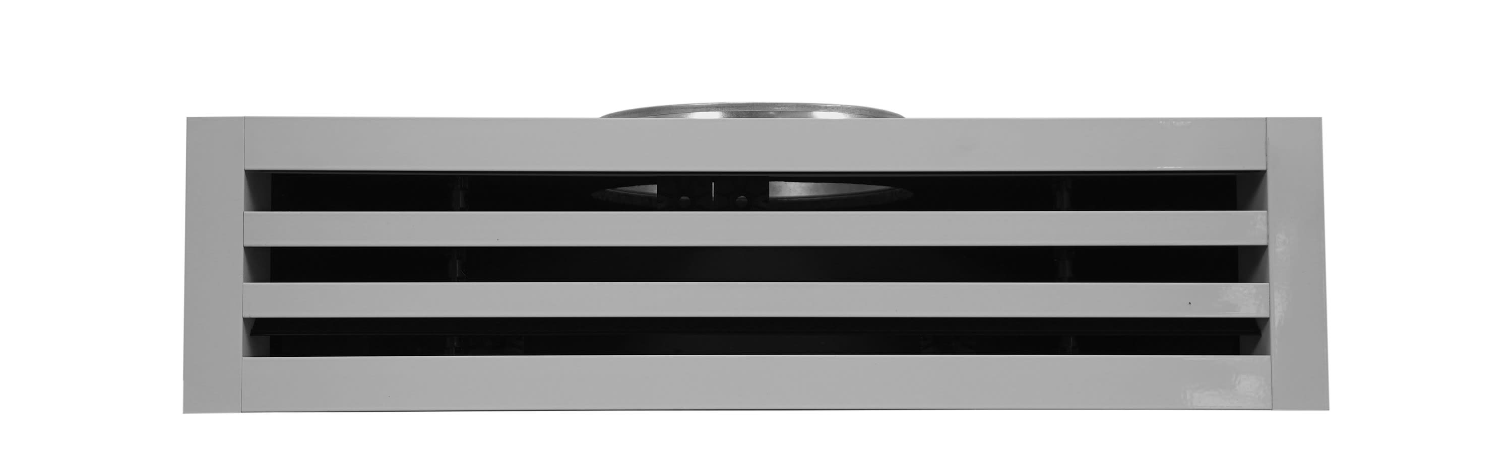 S&P - Diffuseur linéaire à 3 fentes réglables, plenum isolé, alu, longueur 800mm