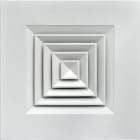 S&P - Diffuseur plafonnier multi-directionnel, blanc, débits 155 à 400 m3/h, D150 mm