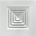 S&P - Diffuseur plafonnier multi-directionnel, blanc, débits 155 à 400 m3/h, D150 mm