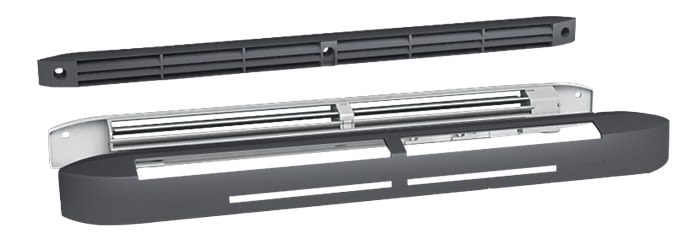 S&P - Entrée d'air hygroréglable, 6/45 m3/h, RAL 7016, réservation 354x12 mm