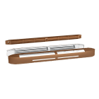 S&P - Entrée d'air hygroréglable, 6/45 m3/h, RAL 8003, réservation 354x12 mm