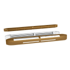 S&P - Entrée d'air hygroréglable, 6/45 m3/h, RAL 8024, réservation 354x12 mm