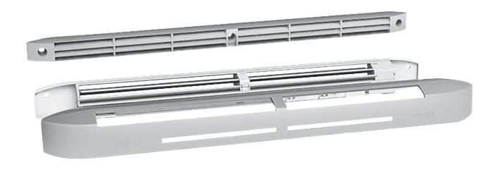 S&P - Entrée d'air hygroréglable, 6/45 m3/h, RAL 7035, réservation 354x12 mm