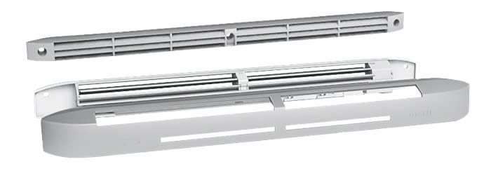 S&P - Entrée d'air hygroréglable, 6/45 m3/h, RAL 7035, réservation 354x12 mm