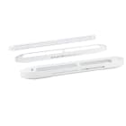 S&P - Entrée d'air hygroréglable acoustique, 5/45 m3/h, RAL 1011, réservation 354x12mm