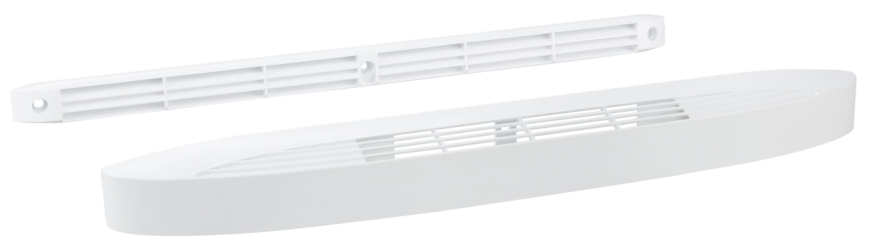 S&P - Entrée d'air autoréglable acoustique, 45 m3/h, RAL 8019, réservation 354x12 mm