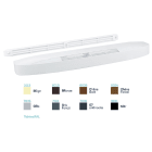 S&P - Entrée d'air autoréglable acoustique avec rallonge, 45 m3/h, RAL 7016