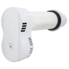 S&P - Ventilation double-flux tubulaire, rendement 75%, 25/45 m3/h, D150mm, long 430mm