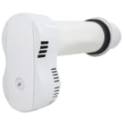 S&P - Ventilation double-flux tubulaire, rendement 68%, 25/45 m3/h, D100mm, long 430mm