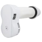S&P - Ventilation double-flux tubulaire, rendement 68%, 25/45 m3/h, D100mm, long 310mm