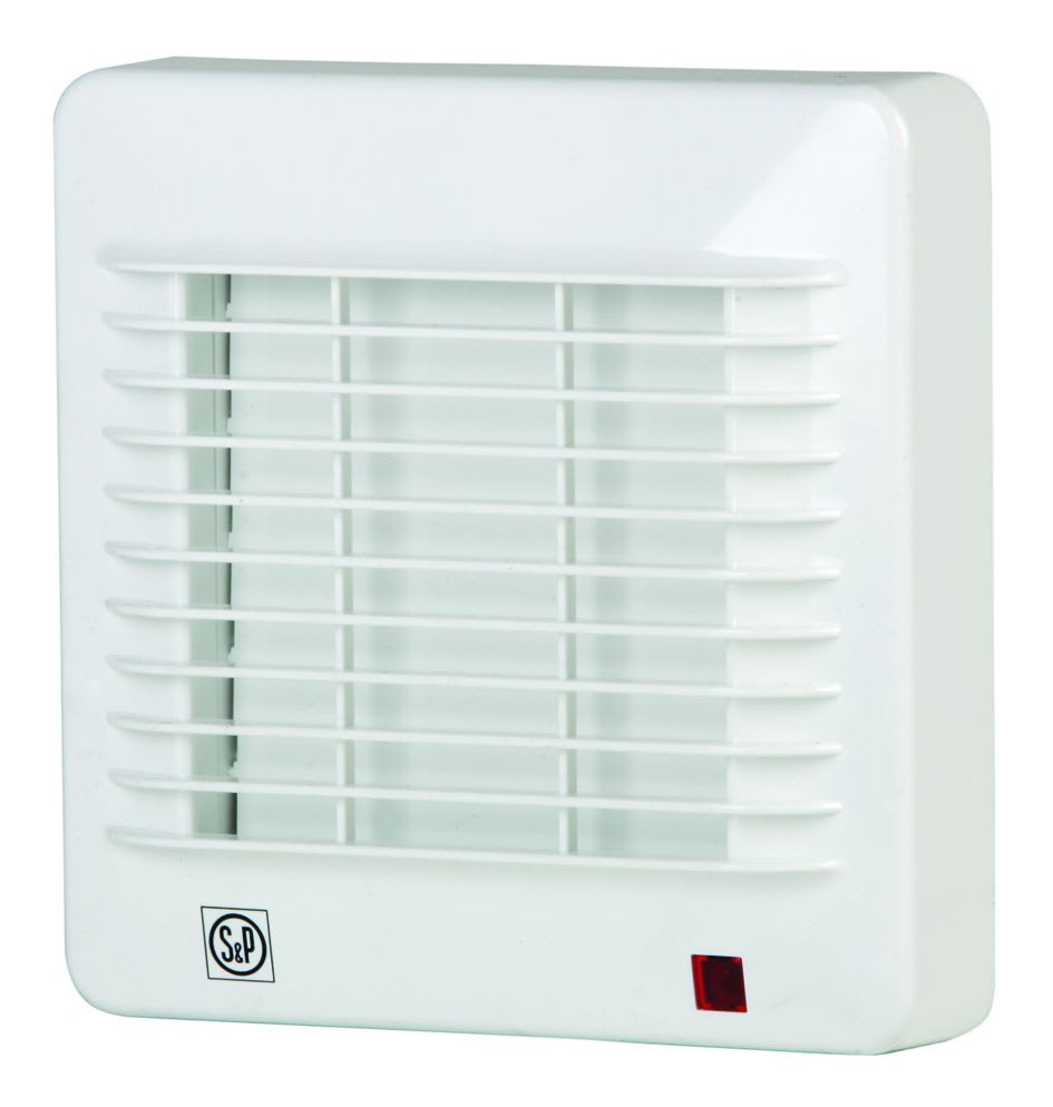 S&P - Aérateur standard petites dimensions, 95 m3/h, volets automatiques, 12V, D100 mm