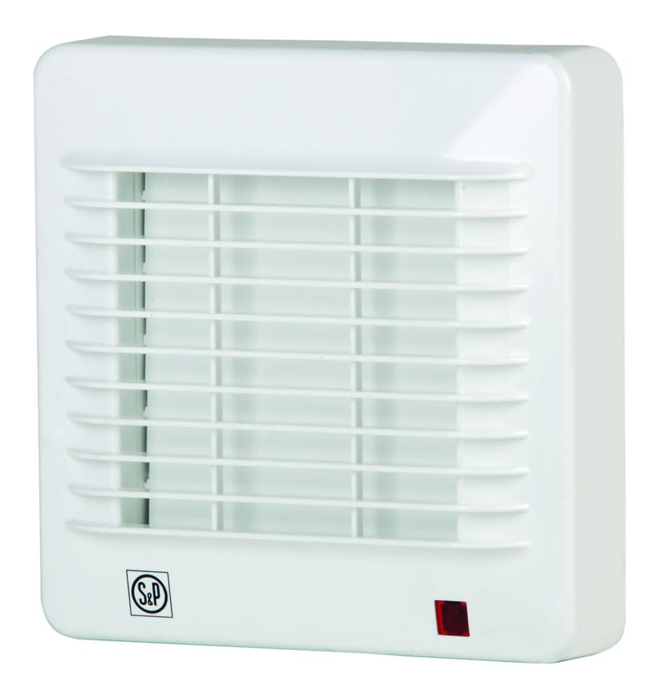 S&P - Aérateur standard petites dimensions, 95 m3/h, volets automatiques, 12V, D100 mm