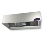 S&P - Hotte sur four professionnel, simple aspiration, HT 40cm, LG 1,5m, visière 1,2m