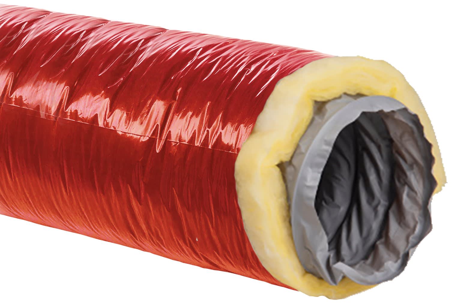 S&P - Gaine souple isolée renforcée, isolation 25 mm, D 125 mm, long 6 m