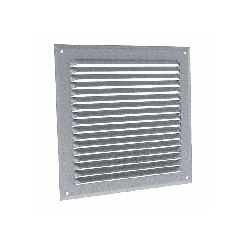 S&P - Grille de soufflage/reprise d'air extérieur, alu, 290 à 350 m3/h, D 250 x 250 mm