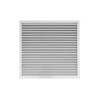 S&P - Grille de reprise intérieur + filtre, aluminium, D 600 x 500 mm