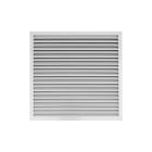 S&P - Grille de reprise intérieur + filtre, aluminium, D 600 x 500 mm