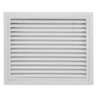 S&P - Grille de reprise intérieur + filtre, alu blanc, 510 à 1760 m3/h, D 600x600 mm