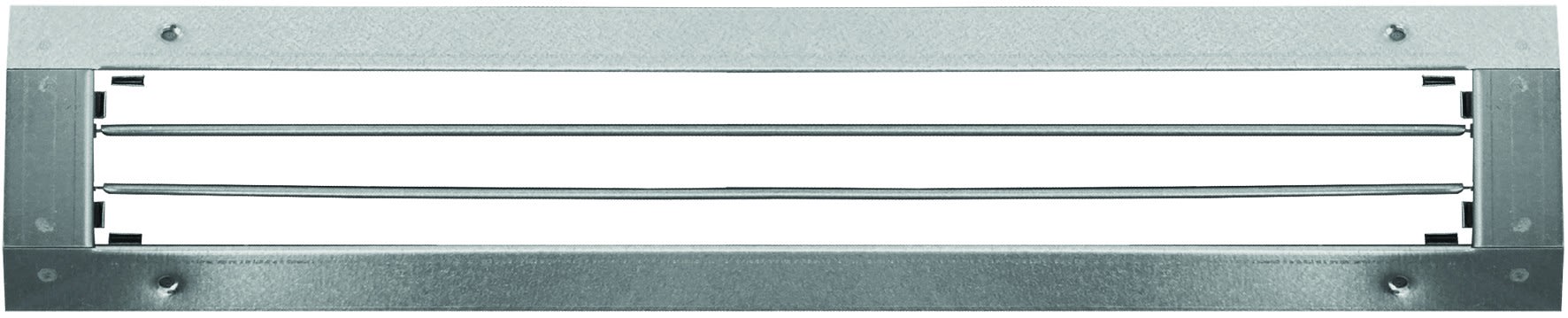 S&P - Grille de soufflage/reprise pour conduits CMS, D 125 à 400 mm, long. 1000 mm