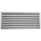 S&P - Grille extérieure de soufflage/reprise, alu, 480 à 960 m3/h, D 400 x 200 mm
