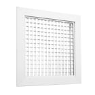 S&P - Grille de reprise à mailles fixes, blanc, 2550 à 4970 m3/h, D 600 x 500 mm