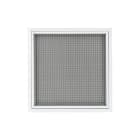 S&P - Grille de reprise à mailles fixes, alu blanc, filtre démontable, D 600 x 300 mm