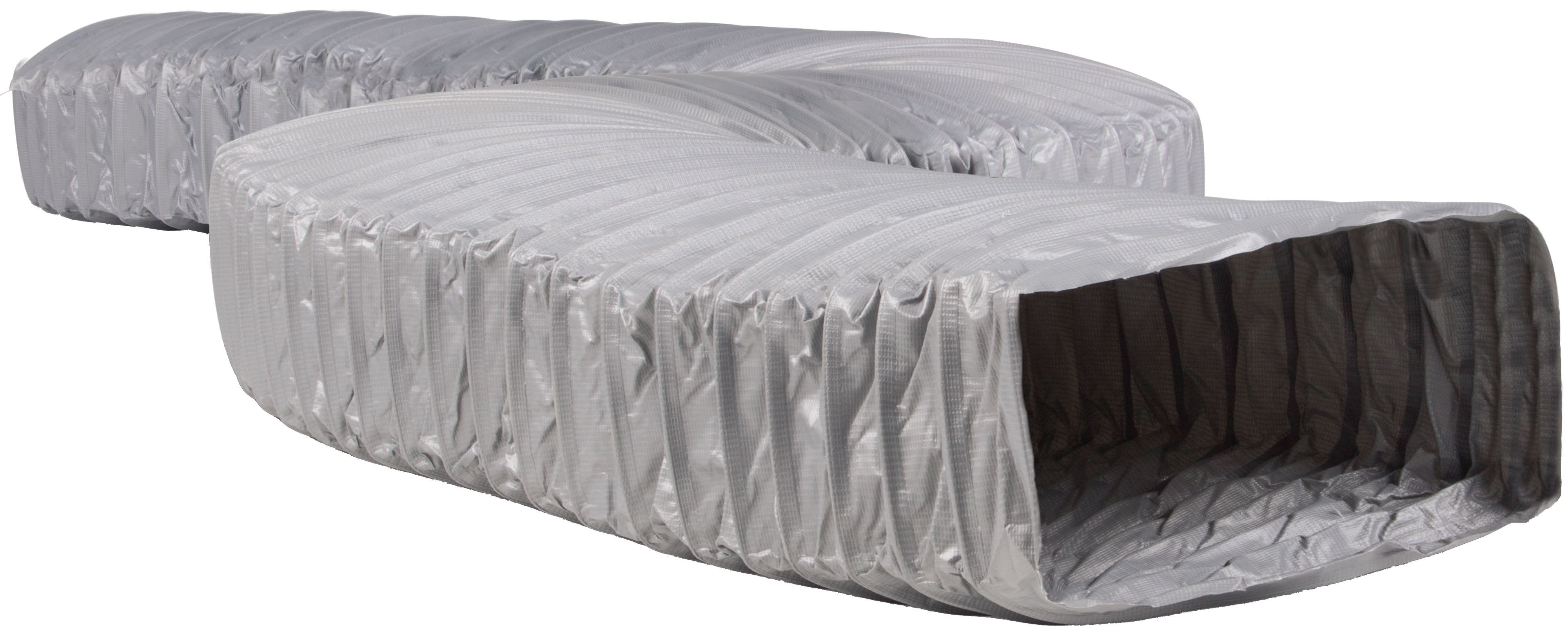 S&P - Gaine souple PVC rectangulaire renforcée, dimensions 135 x 70 mm, longueur 6 m