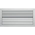 S&P - Grille de soufflage à ailettes courbes dble déflec, alu, D 400 x 300 mm