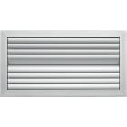 S&P - Grille de soufflage à ailettes courbes dble déflec, alu, D 400 x 200 mm