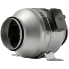 S&P - Ventilateur tertiaire inline 300 m3-h, D125, moteur ECM, regule, boite a bornes