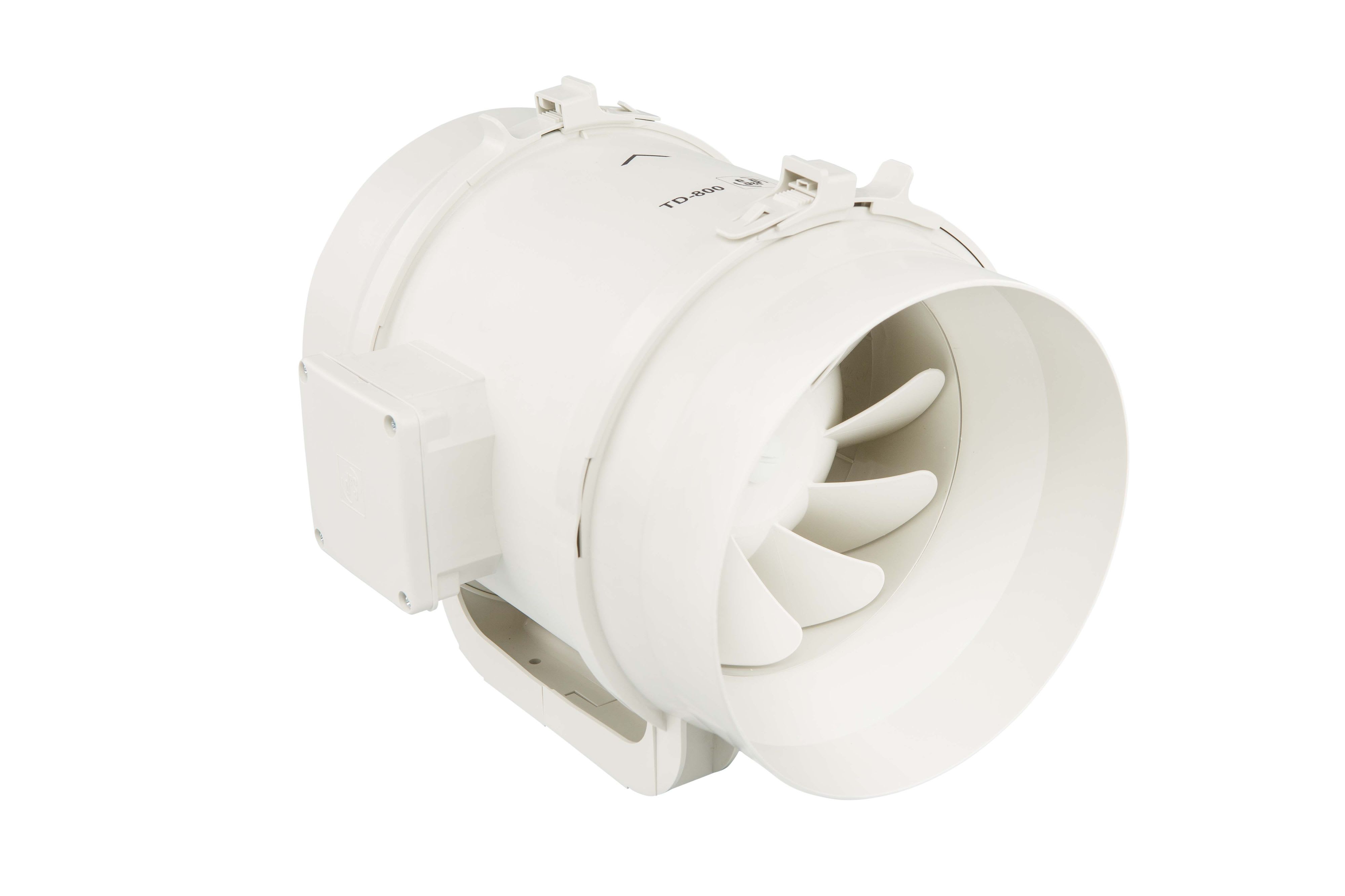 S&P - Ventilateur de conduit, 1050/1350 m3/h, 3 vitesses, raccordement D 250 mm